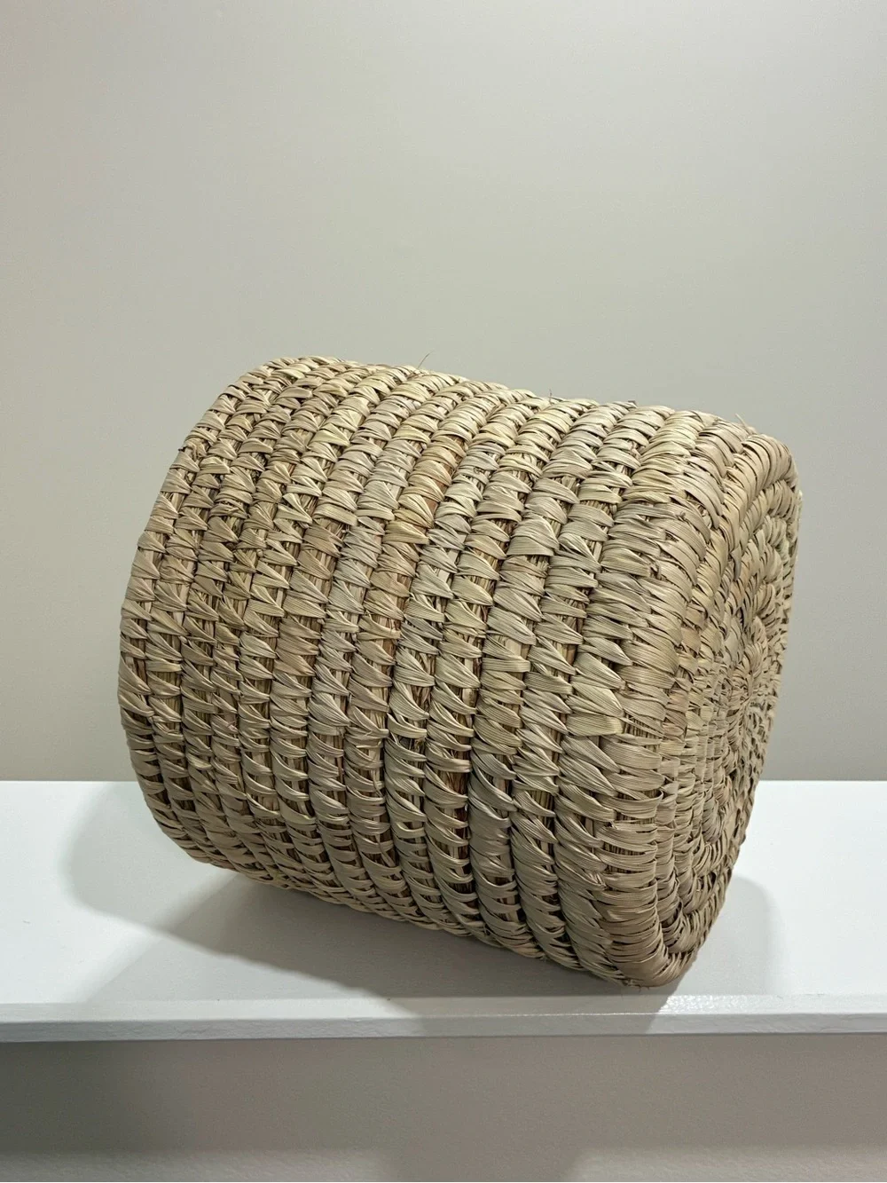 Woven Natural Seagrass Storage Basket
